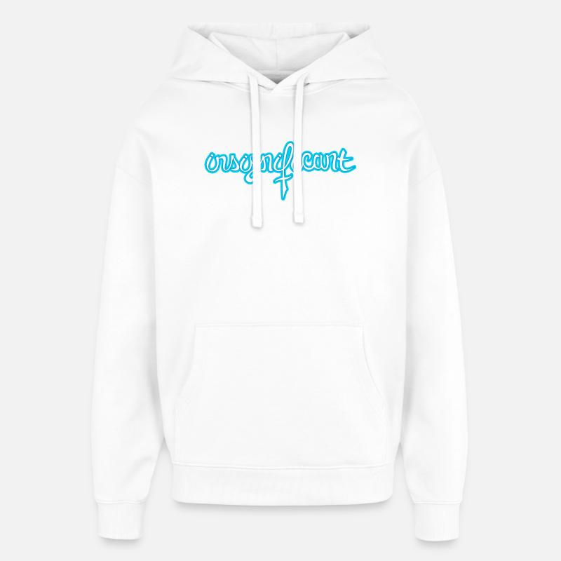 insignifiant - Sweat à capuche unisexe Stanley/Stella Oversized - blanc