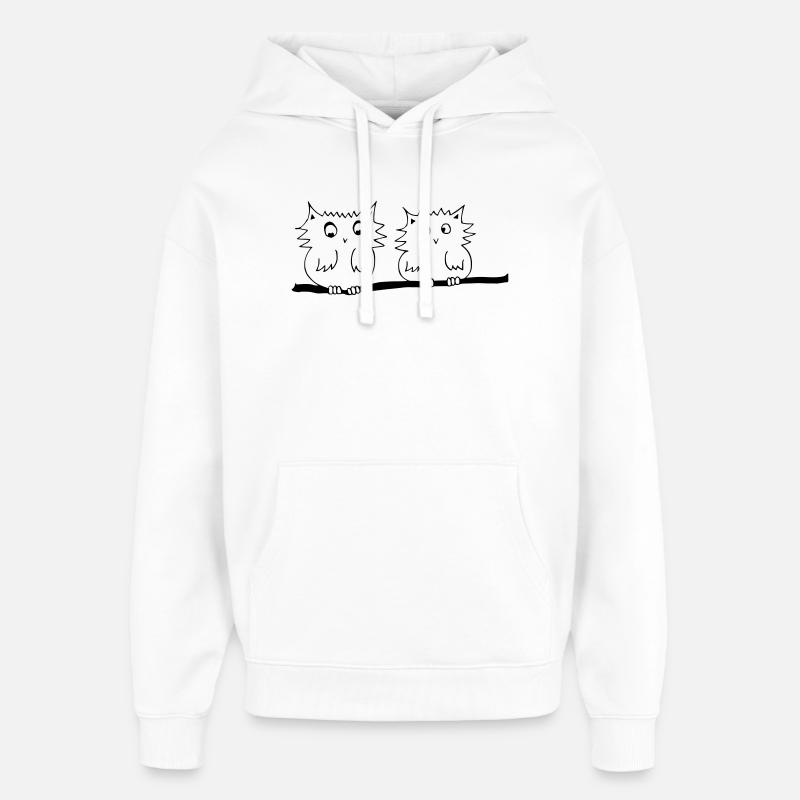 Käutzchen - Das Original par heavenlygoods - Sweat à capuche unisexe Stanley/Stella Oversized - blanc