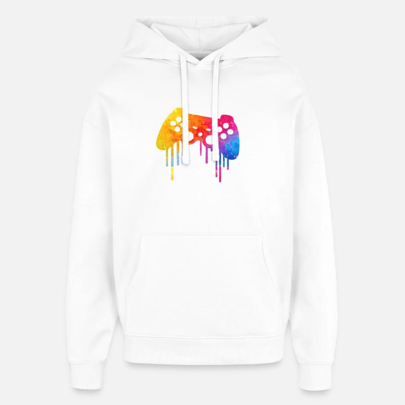 Joueurs - Sweat à capuche unisexe Stanley/Stella Oversized - blanc