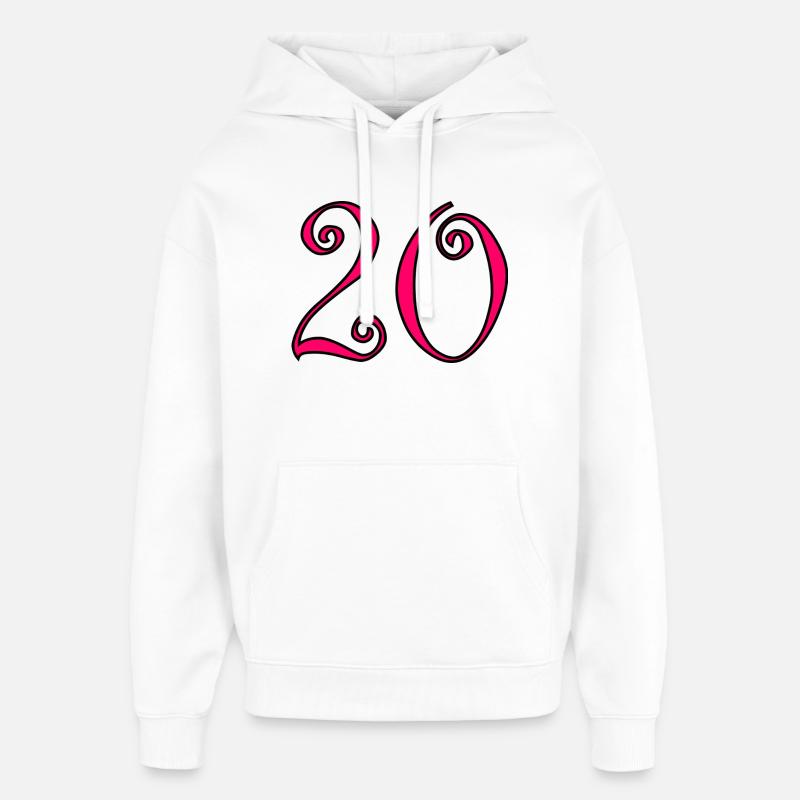 Couleur2-460_text234-2-50-5-4-8-6-8-7-3-0-6-3-3 - Sweat à capuche unisexe Stanley/Stella Oversized - blanc