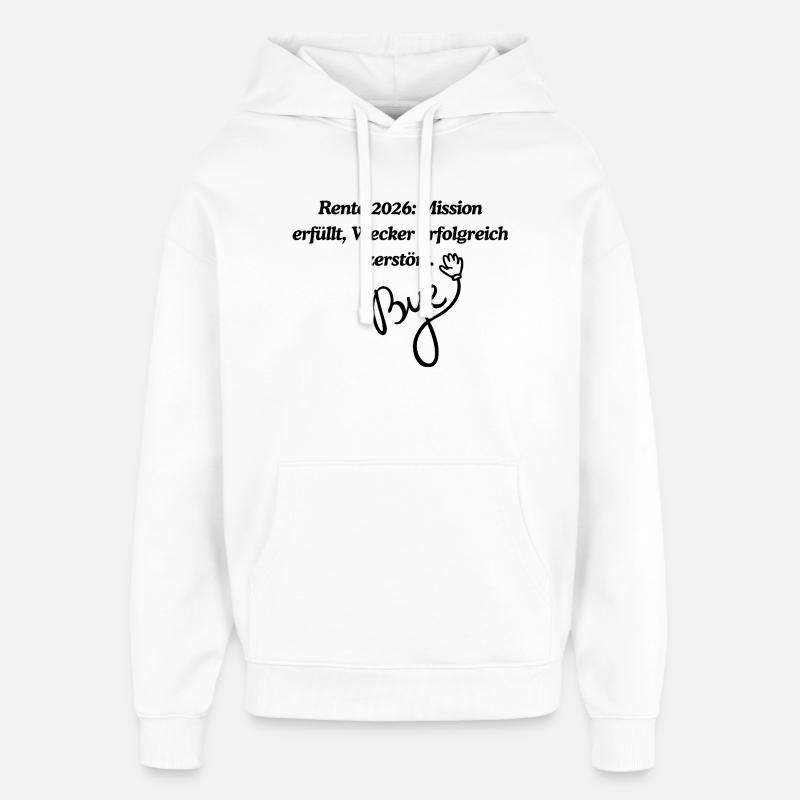 Rente 2026 - Sweat à capuche unisexe Stanley/Stella Oversized - blanc