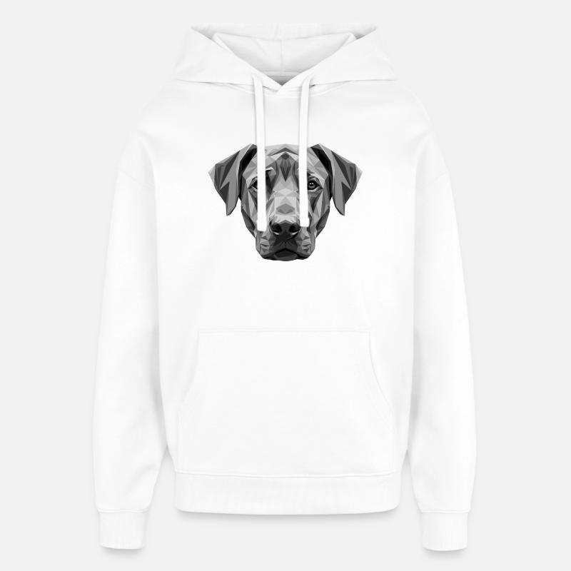 Rhodesian Ridgeback Jagdhund Hunde Stolz Ridgeback - Oversized Unisex Hoodie von Stanley/Stella - Weiß