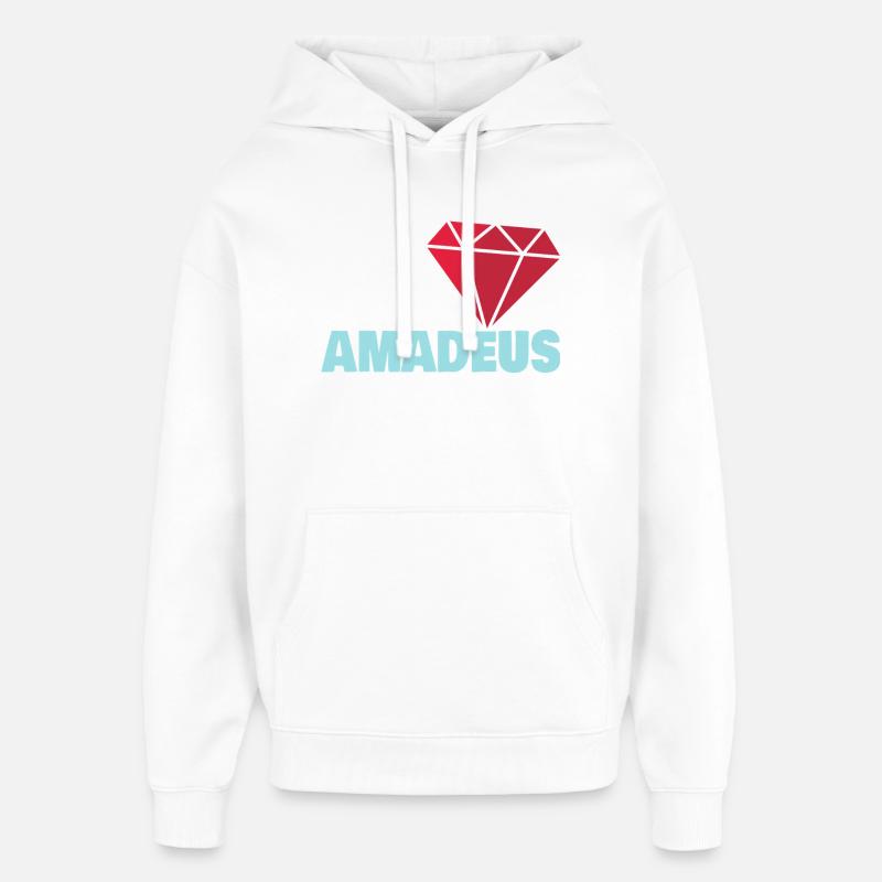 Amadeus - Sweat à capuche unisexe Stanley/Stella Oversized - blanc