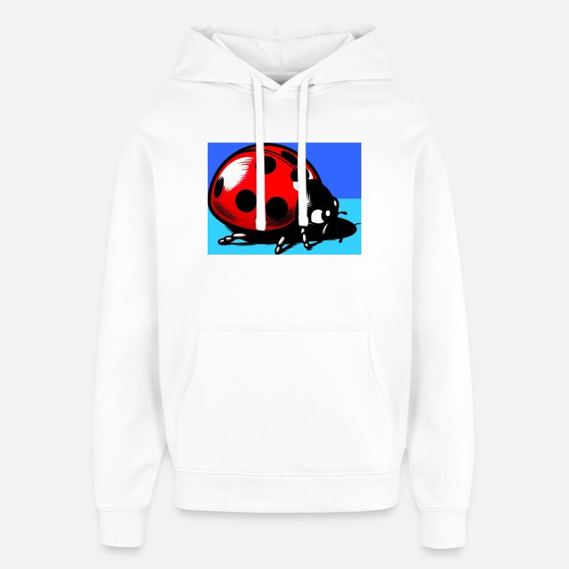coccinelle - Sweat à capuche unisexe Stanley/Stella Oversized - blanc