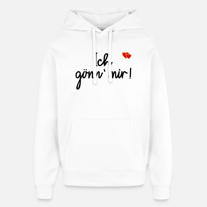 Planification de vie plaisir indulgence - Sweat à capuche unisexe Stanley/Stella Oversized - blanc