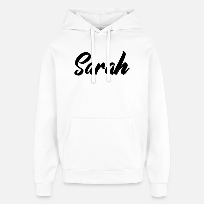 sarah_name - Sweat à capuche unisexe Stanley/Stella Oversized - blanc
