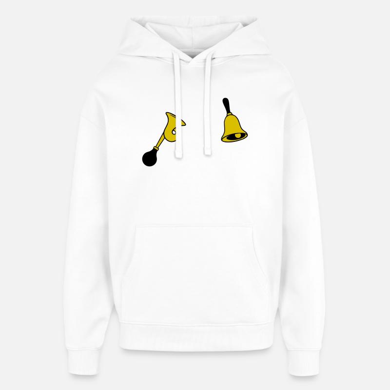 Bell & Horn - Sweat à capuche unisexe Stanley/Stella Oversized - blanc