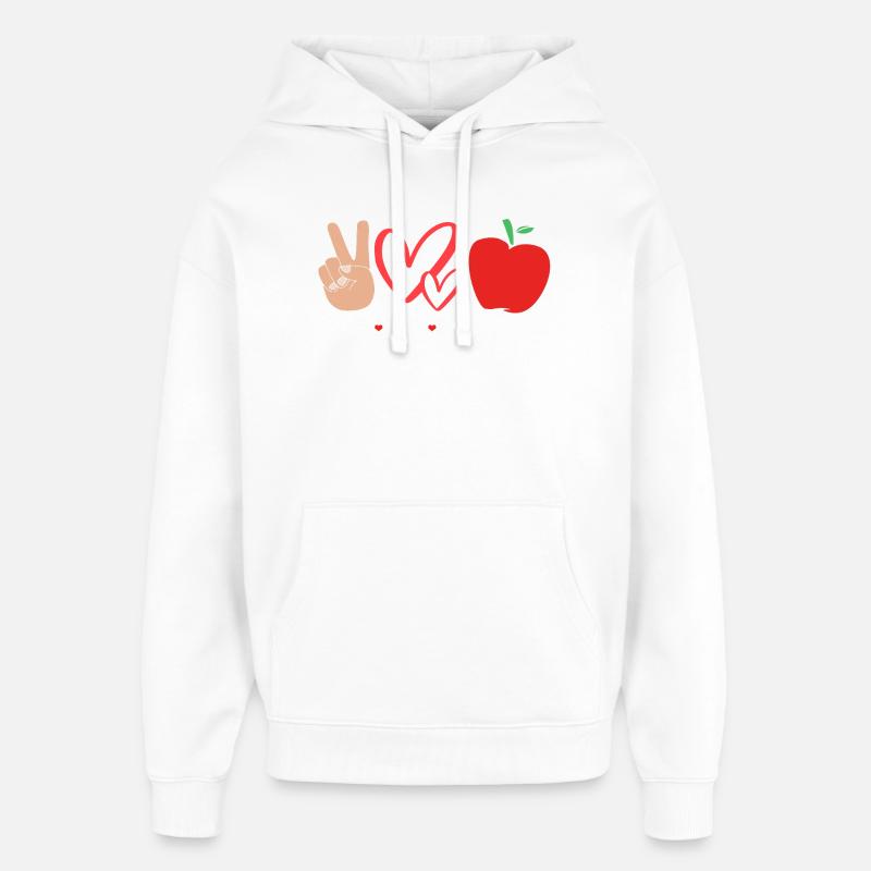 Assistante enseignante paraprofessionnelle paraéducatrice - Sweat à capuche unisexe Stanley/Stella Oversized - blanc