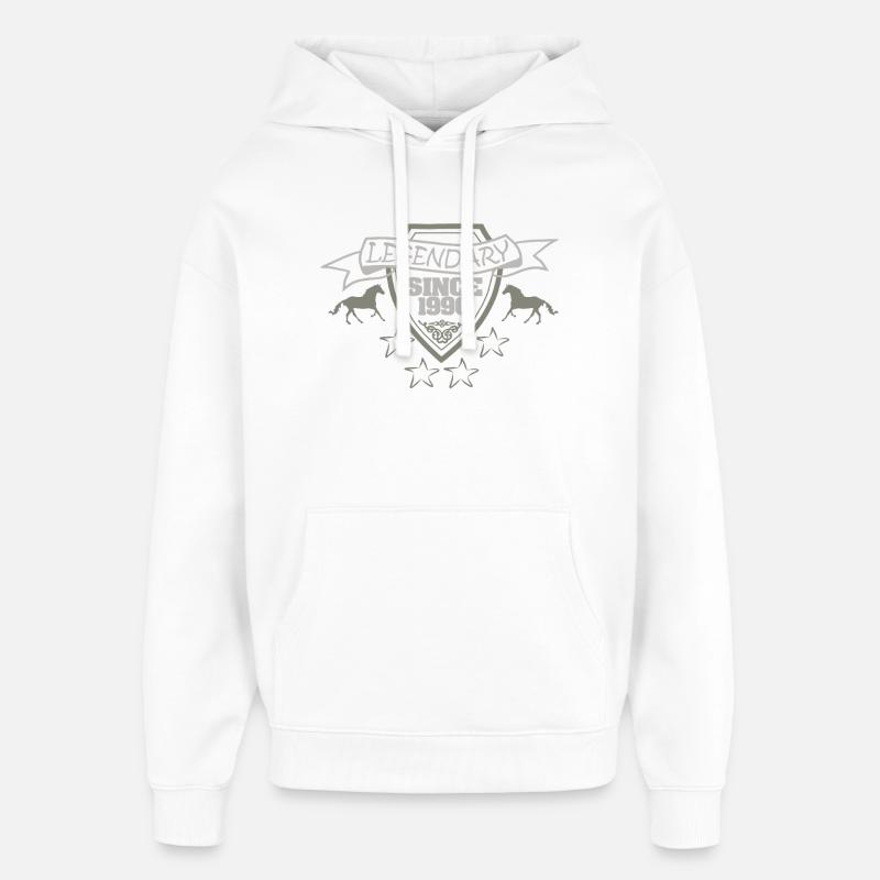 1990 - Sweat à capuche unisexe Stanley/Stella Oversized - blanc