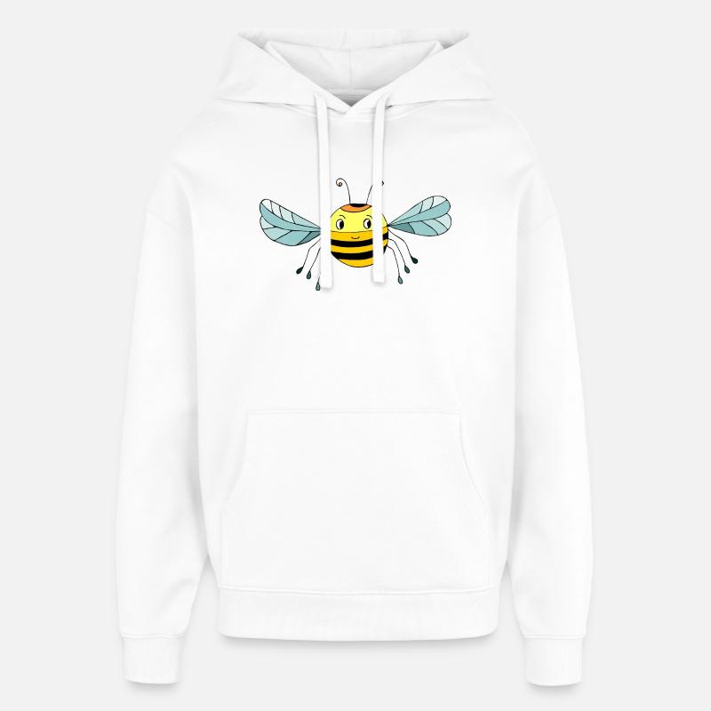 insecte - Sweat à capuche unisexe Stanley/Stella Oversized - blanc