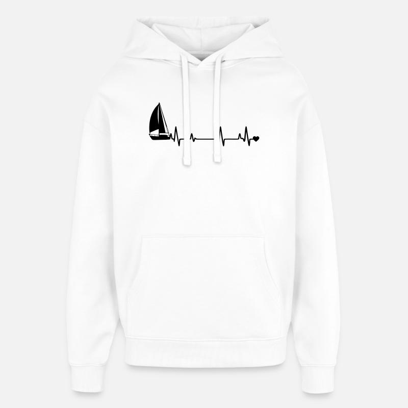 Voile - Sweat à capuche unisexe Stanley/Stella Oversized - blanc