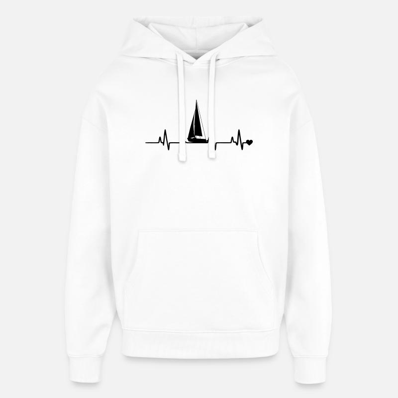 Voile - Sweat à capuche unisexe Stanley/Stella Oversized - blanc