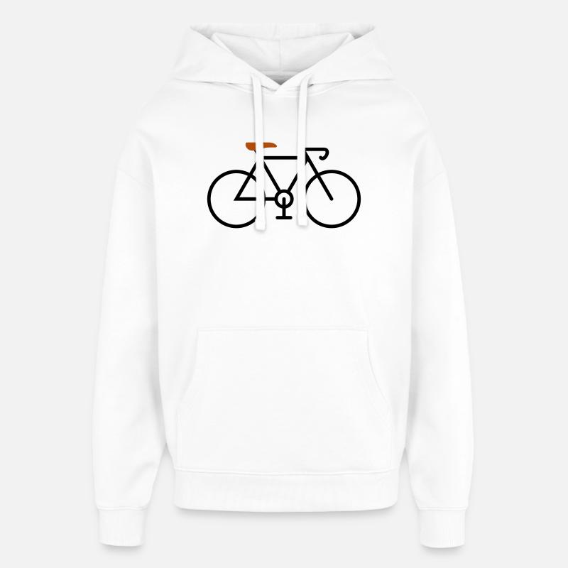 vélo - Sweat à capuche unisexe Stanley/Stella Oversized - blanc