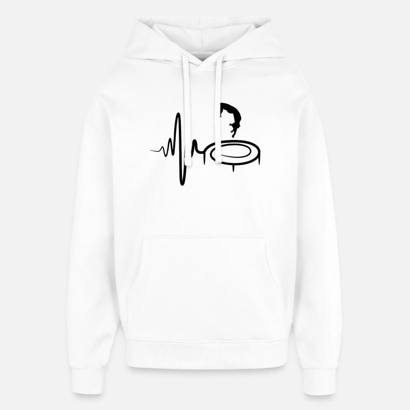 Enfant du trampoline - Sweat à capuche unisexe Stanley/Stella Oversized - blanc