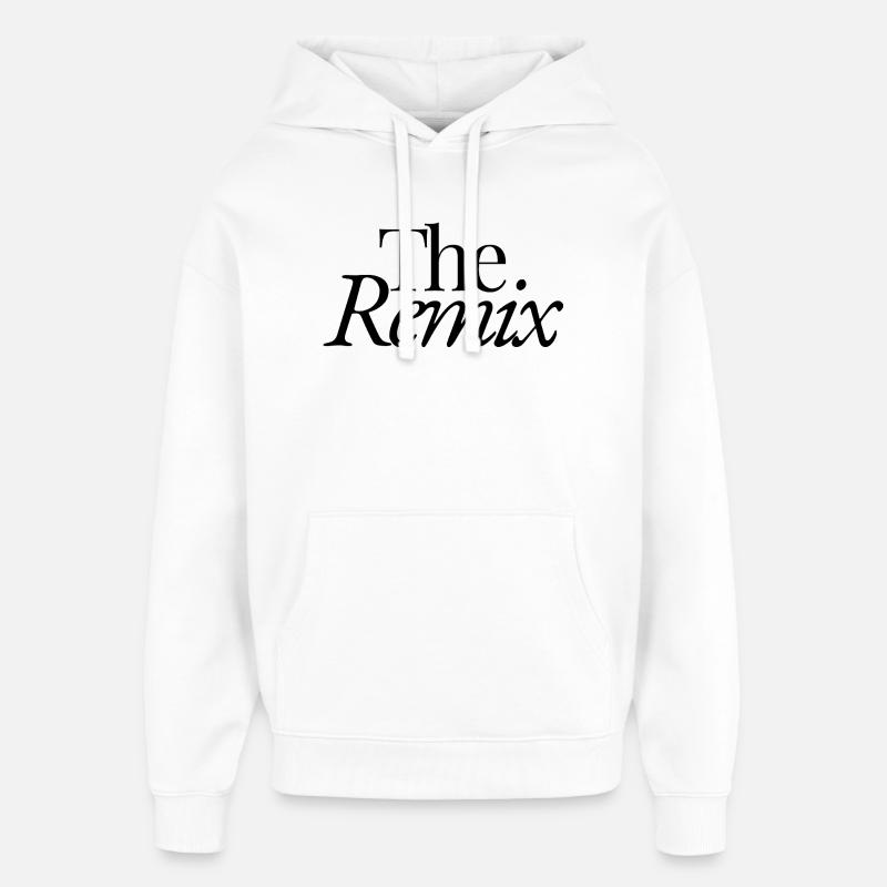 Le remix - Sweat à capuche unisexe Stanley/Stella Oversized - blanc