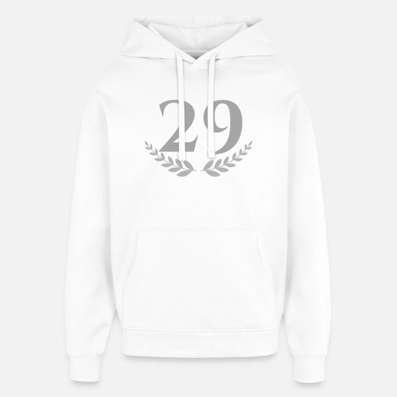 29 - Sweat à capuche unisexe Stanley/Stella Oversized - blanc