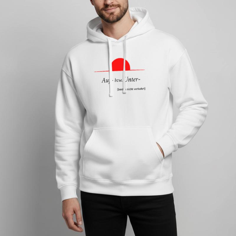 Auf oder Unter Oversized Unisex Hoodie von Stanley/Stella