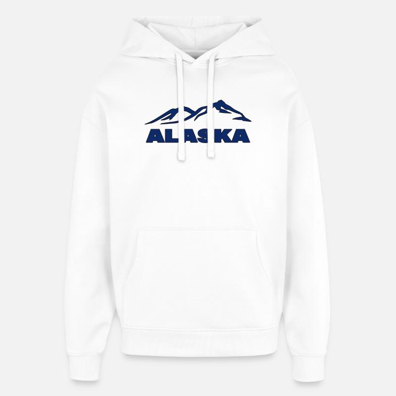 Alaska - Sweat à capuche unisexe Stanley/Stella Oversized - blanc