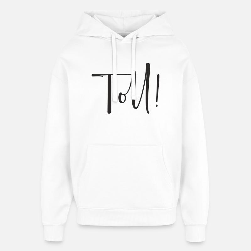 Great – Conception de texte calligraphique - Sweat à capuche unisexe Stanley/Stella Oversized - blanc