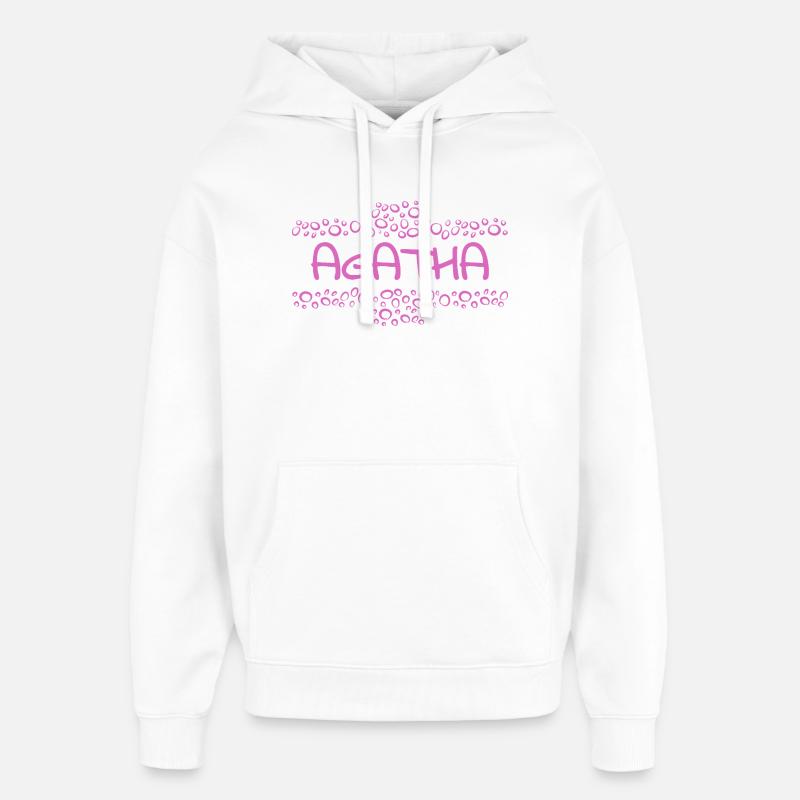 Agatha bébé - Sweat à capuche unisexe Stanley/Stella Oversized - blanc