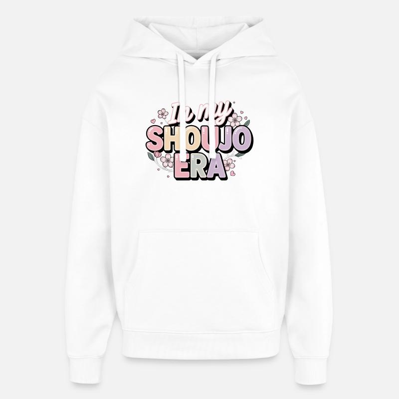 À mon époque Shoujo - Sweat à capuche unisexe Stanley/Stella Oversized - blanc