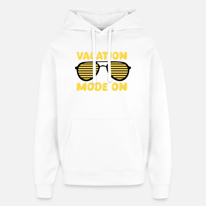 Vacation Mode On Retro - Oversized Unisex Hoodie von Stanley/Stella - Weiß