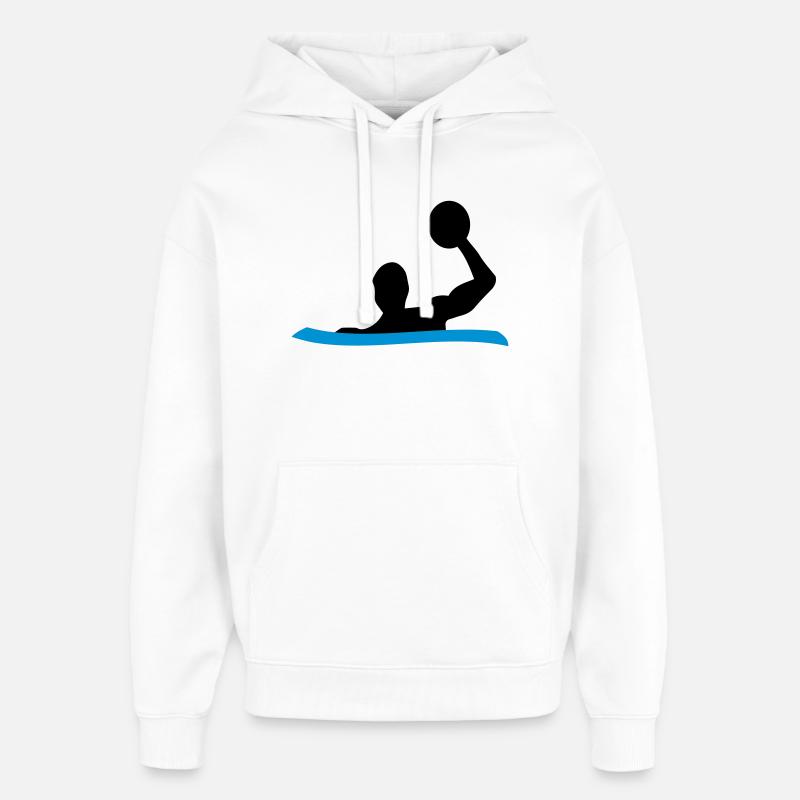 Waterpolo - Sweat à capuche unisexe Stanley/Stella Oversized - blanc