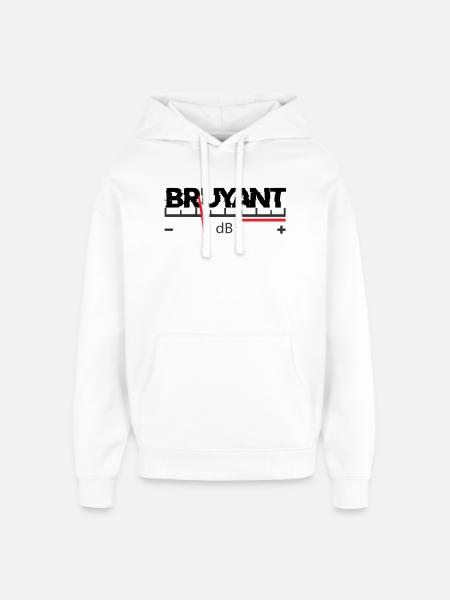 Bruyant - Sweat à capuche unisexe Stanley/Stella Oversized - blanc