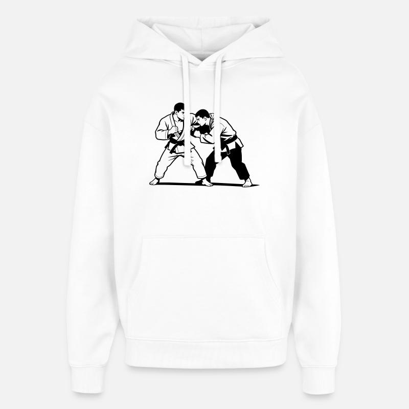 Sambo - Oversized Unisex Hoodie von Stanley/Stella - Weiß
