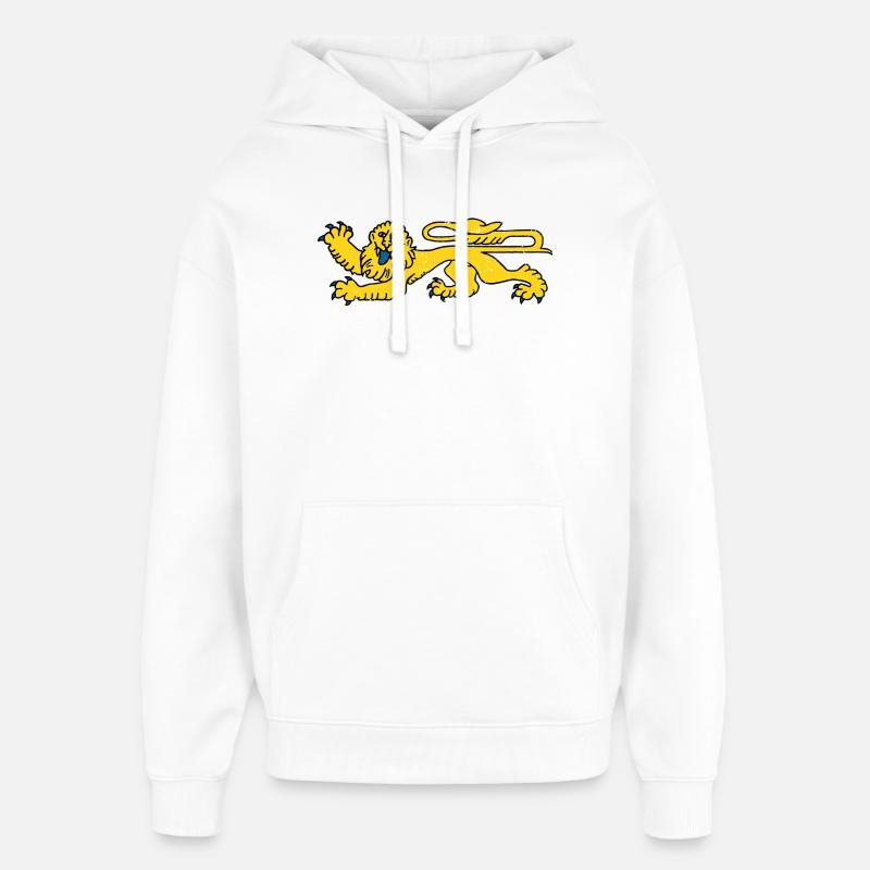 Lion d’Aquitaine - Sweat à capuche unisexe Stanley/Stella Oversized - blanc