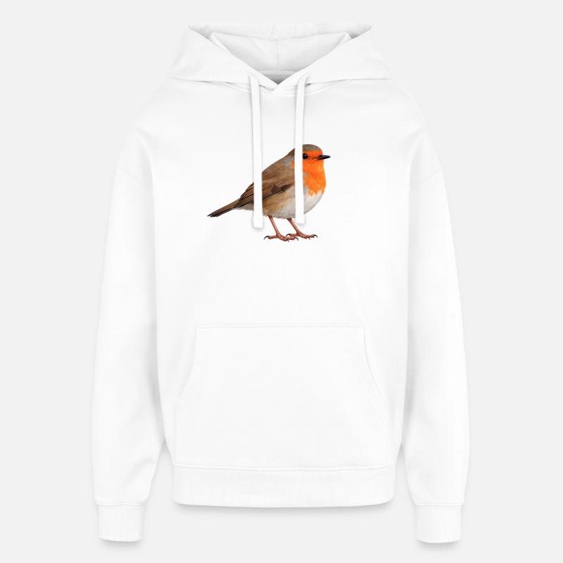 Robin - Sweat à capuche unisexe Stanley/Stella Oversized - blanc