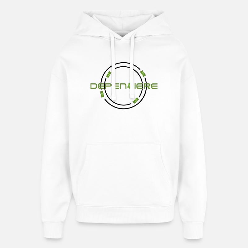 Spender - Oversized Unisex Hoodie von Stanley/Stella - Weiß