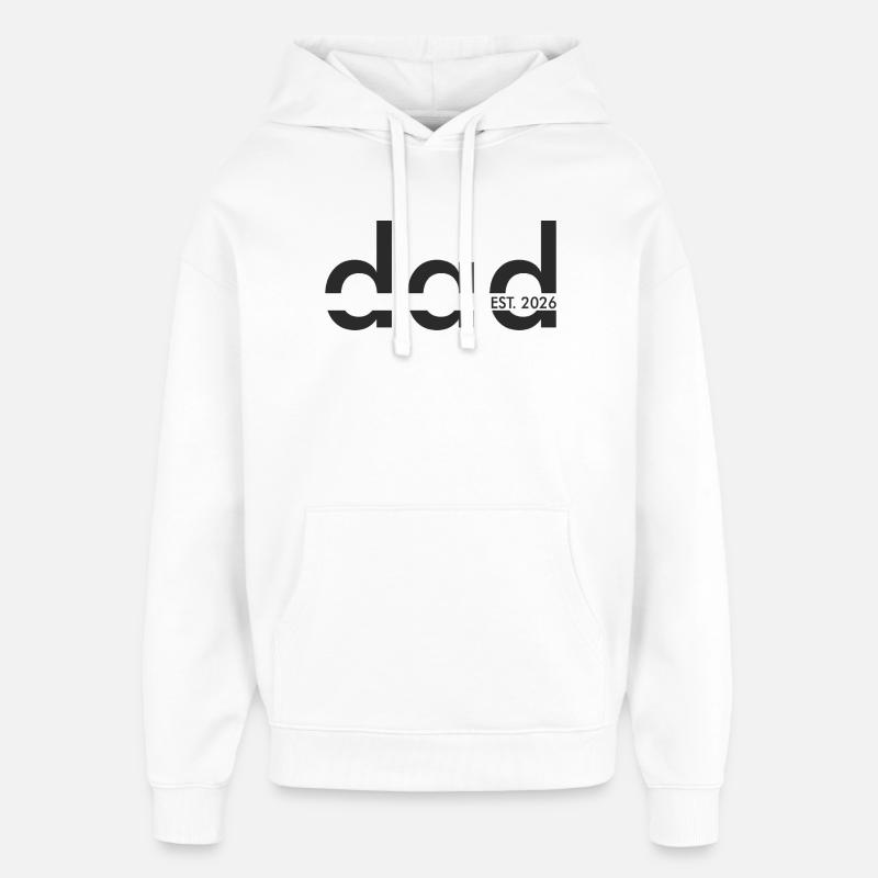Dead EST 2026 Graphic - Oversized Unisex Hoodie von Stanley/Stella - Weiß