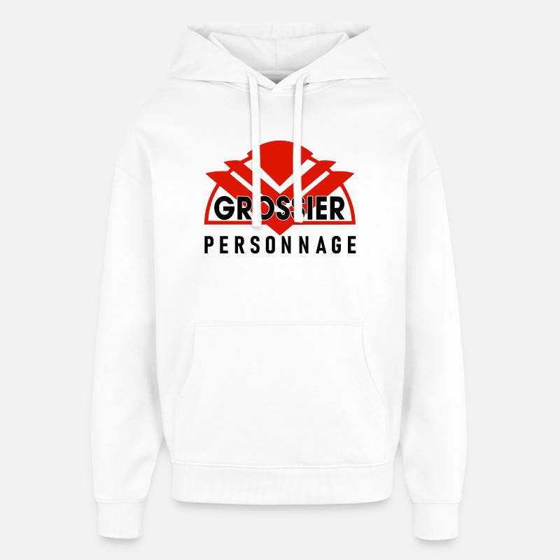 Gossier personnage - Sweat à capuche unisexe Stanley/Stella Oversized - blanc