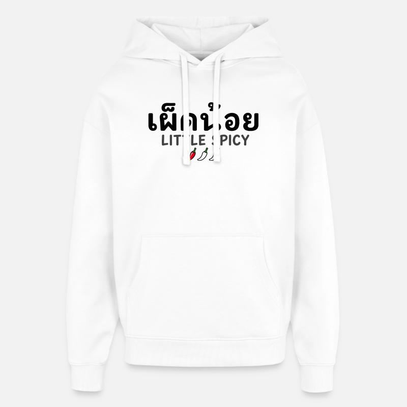 Un peu épicé - Sweat à capuche unisexe Stanley/Stella Oversized - blanc