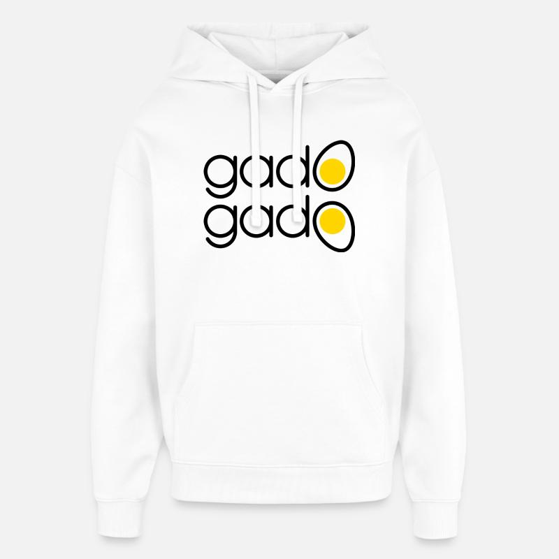 Gado Gado indonésien - Sweat à capuche unisexe Stanley/Stella Oversized - blanc