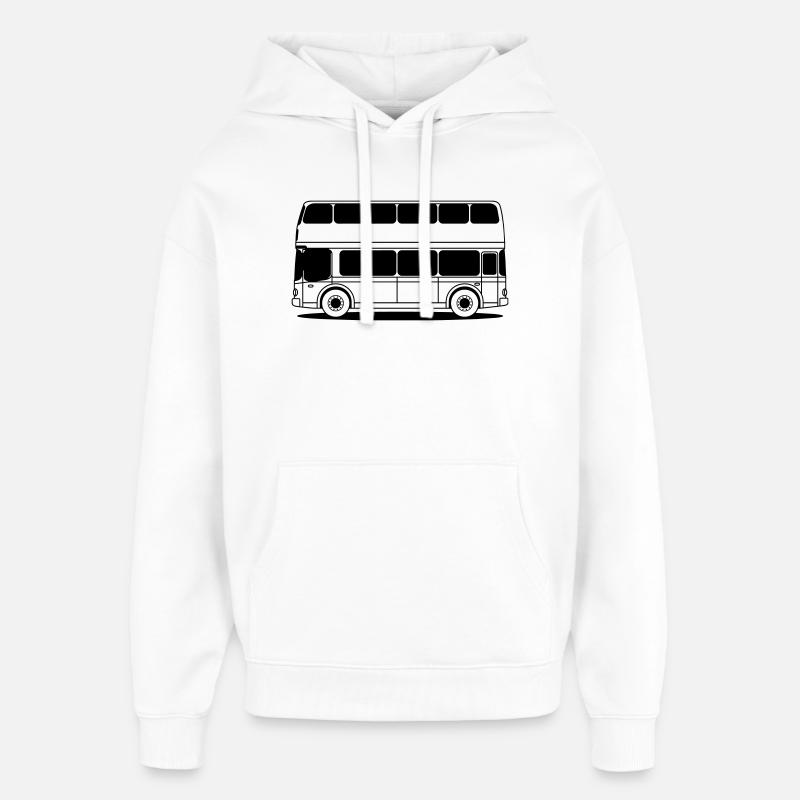 Bus à imsieles - Sweat à capuche unisexe Stanley/Stella Oversized - blanc