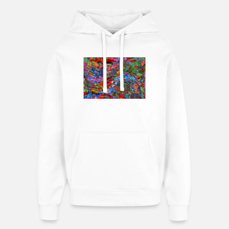 Dissonanz - Oversized Unisex Hoodie von Stanley/Stella - Weiß