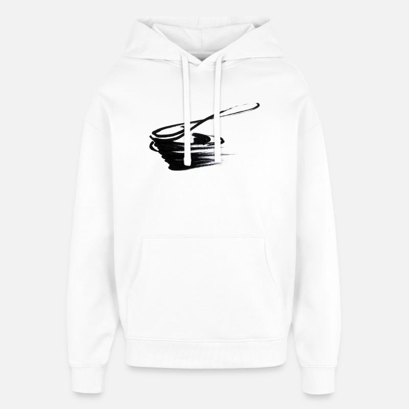 spooncup01 - Oversized Unisex Hoodie by Stanley/Stella - white