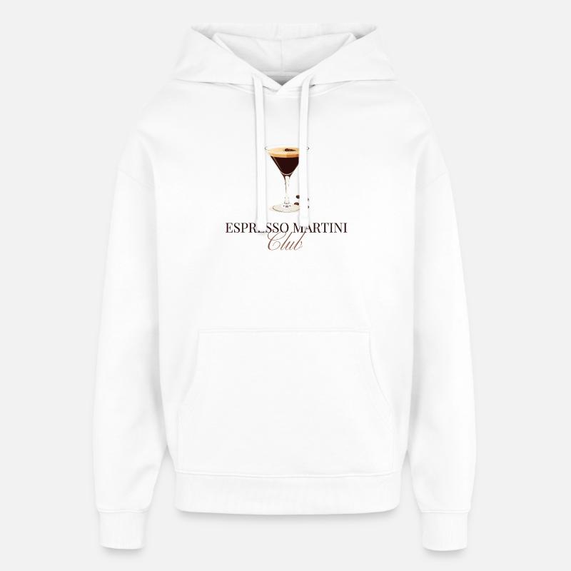 Espresso Martini Club - Sweat à capuche unisexe Stanley/Stella Oversized - blanc