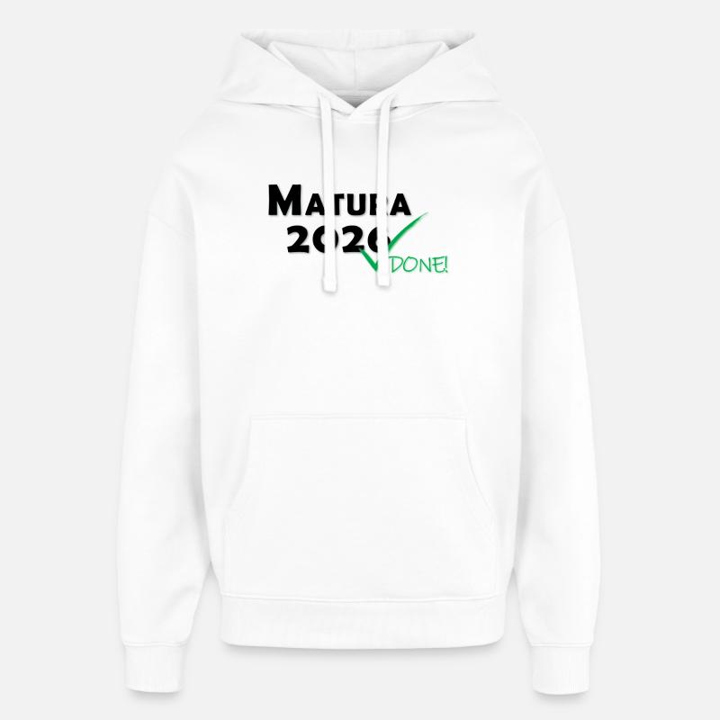 Matura 2026 Done - Oversized Unisex Hoodie von Stanley/Stella - Weiß