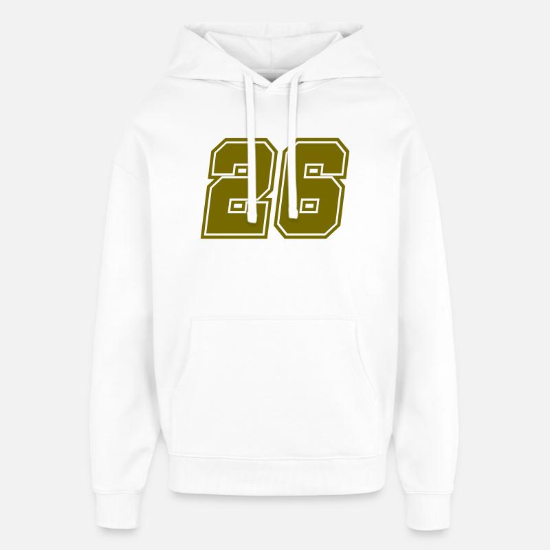 26 - Sweat à capuche unisexe Stanley/Stella Oversized - blanc