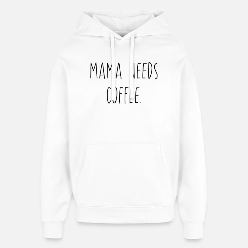 Le monde de maman - Sweat à capuche unisexe Stanley/Stella Oversized - blanc