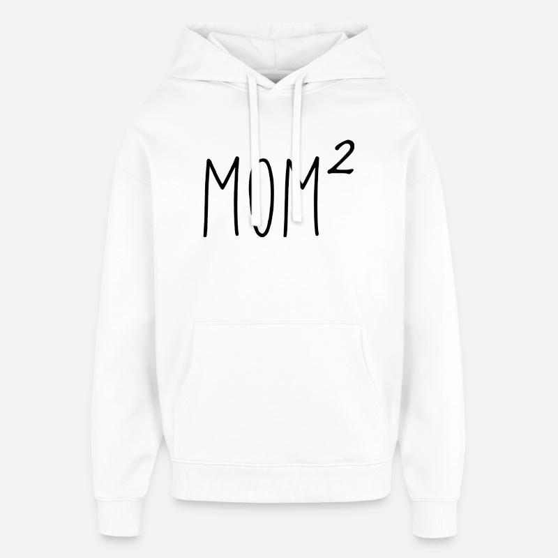 Le monde de maman - Sweat à capuche unisexe Stanley/Stella Oversized - blanc