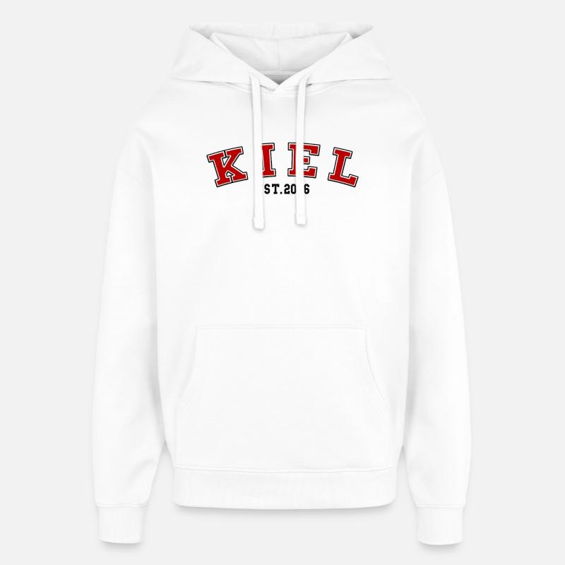 Kiel Fondé en 2006 - Sweat à capuche unisexe Stanley/Stella Oversized - blanc
