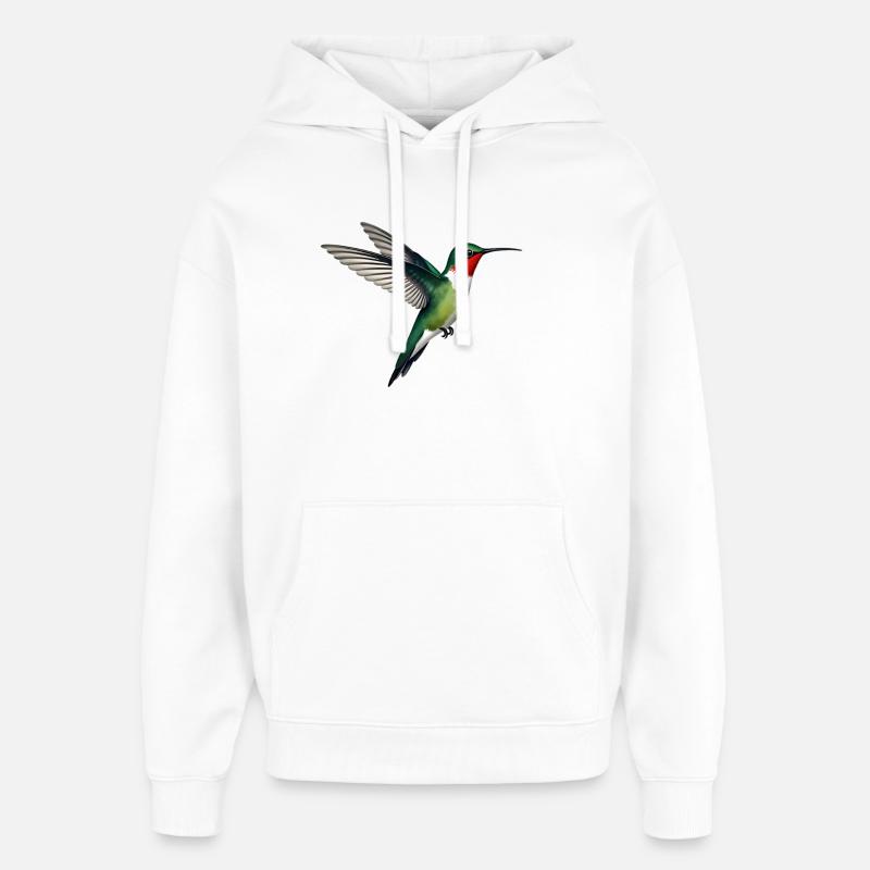 Colibri - Sweat à capuche unisexe Stanley/Stella Oversized - blanc
