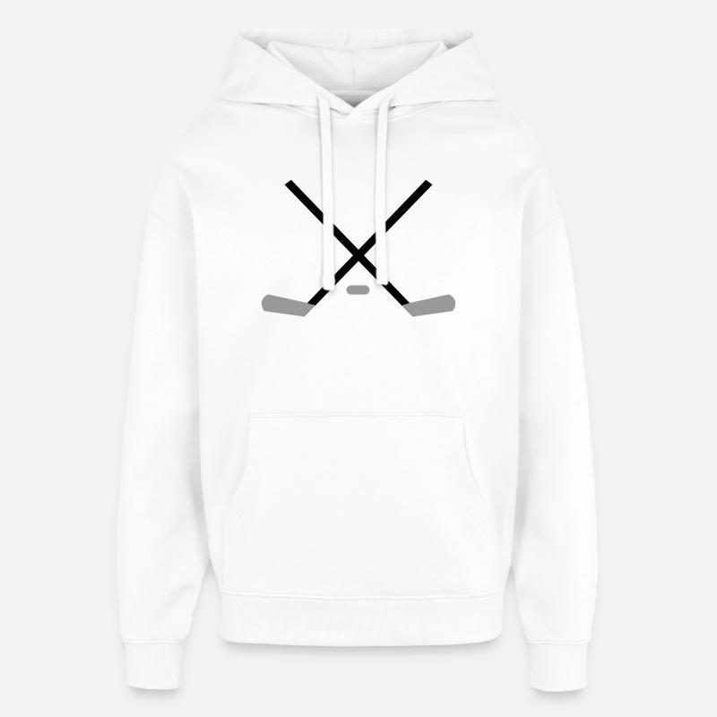 Hockey - Sweat à capuche unisexe Stanley/Stella Oversized - blanc
