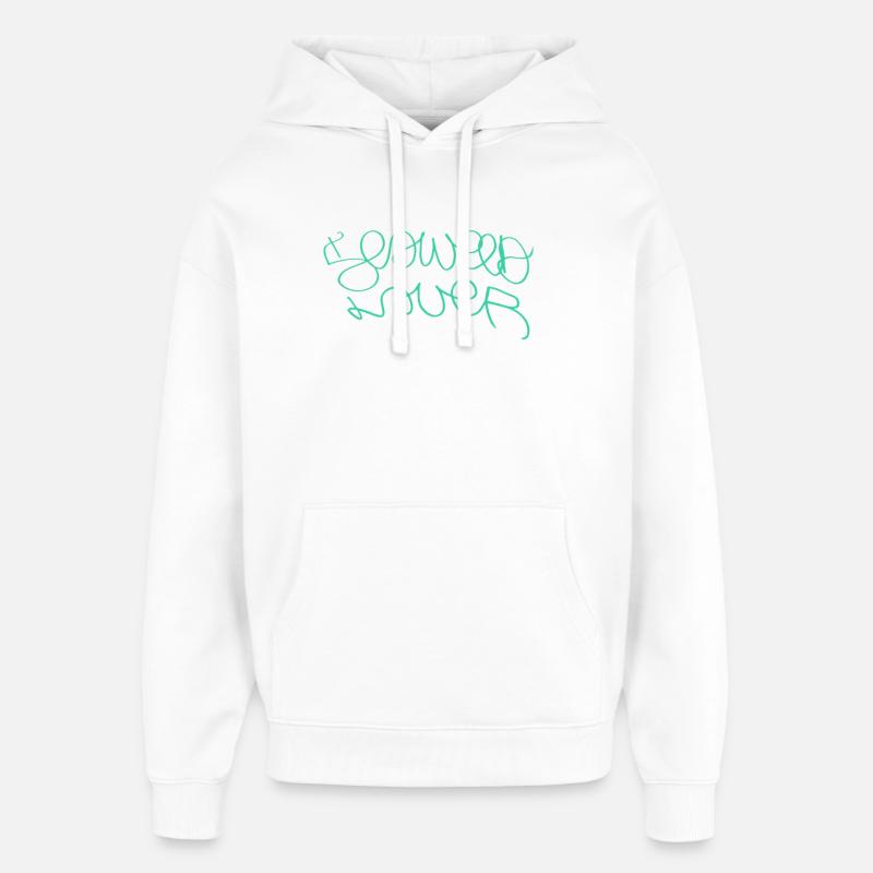 Gift idea for algae lovers - Oversized Unisex Hoodie by Stanley/Stella - white