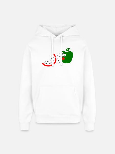 Fruit - Sweat à capuche unisexe Stanley/Stella Oversized - blanc