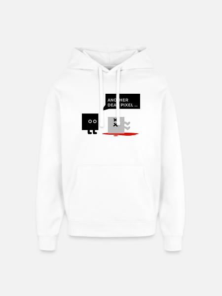 dead pixel_english - Oversized Unisex Hoodie von Stanley/Stella - Weiß